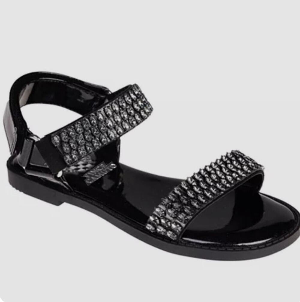 Vince Camuto Rhinestone Jelly Sandals SZ 4